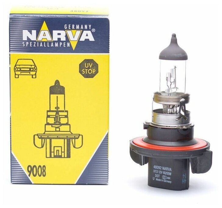 Лампа автомобильная NARVA H13/9008 65W P26.4t 12V, 1шт