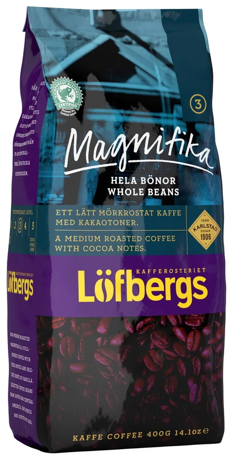 Кофе в зернах Löfbergs Magnifika (Магнифика), 400г - фотография № 2