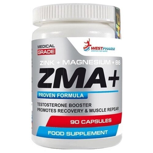 WestPharm ZMA+ 90 капс (WestPharm) westpharm creatine 325 гр westpharm смородина