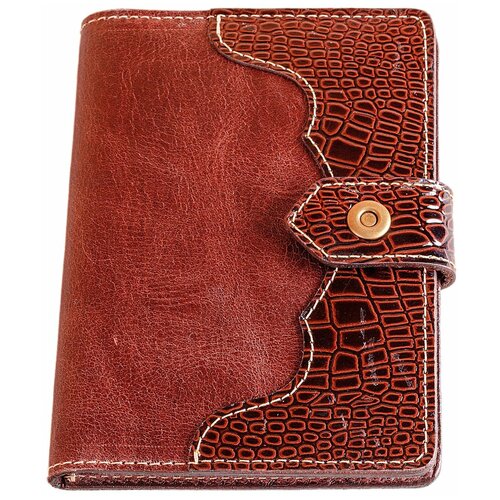 Для паспорта АКСО, натуральная кожа, отделение для карт