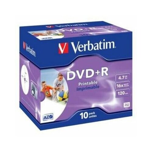фото Dvd-диск verbatim dvd-r printable (43508)
