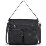 Kipling Сумка K14252P39 Tasmo Medium Shoulder Bag *P39 Black Noir - изображение