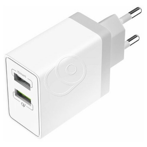 фото Зарядное устройство olmio для телефона 2-usb2.0 (30w) quick charge 3.0