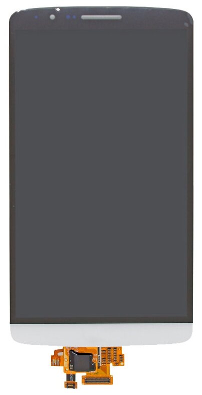 Экран (дисплей) для LG D855 G3 в сборе с тачскрином (белый)