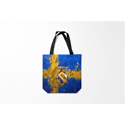 фото Сумка-шоппер / 40х40 см / рок / sabaton сабатон z burnettie