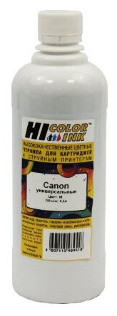 Чернила Hi-Black Универсальные для Canon, M, 0,5 л.