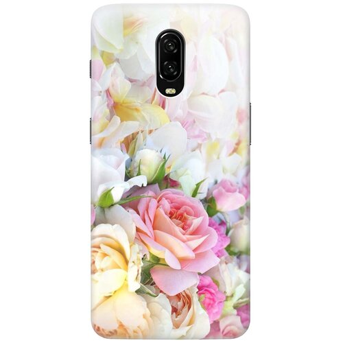 фото Re:pa накладка transparent для oneplus 6t с принтом "нежные розы"