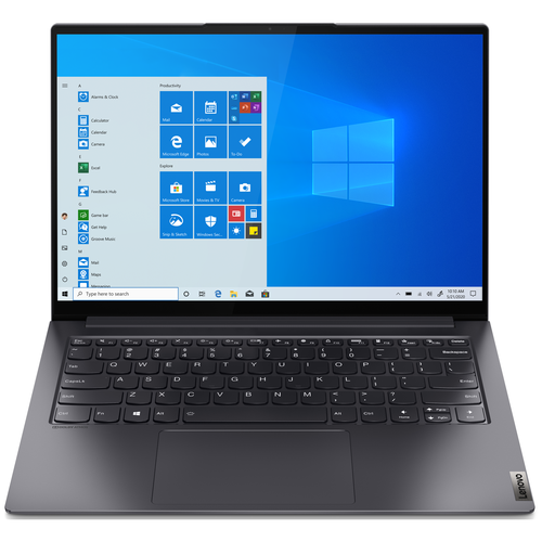 фото Ноутбук lenovo yoga slim 7 pro 14ach5d grey 82nj000hru (amd ryzen 7 5800hs 2.8 ghz/16384mb/1tb ssd/nvidia geforce mx450 2048mb/wi-fi/bluetooth/cam/14/2880x1800/windows 10)