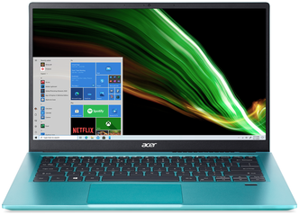 Ноутбук Acer Swift 3 SF314-43-R0QT 14" FHD IPS/AMD Ryzen 3 5300U/8GB/256GB SSD/Radeon Graphics/Win 10 Home/NoODD/синий (NX. ACPER.001)