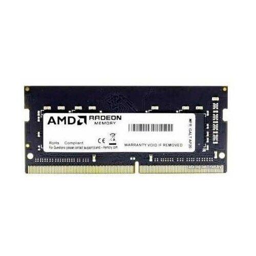Оперативная память 16Gb DDR4 3200MHz AMD SO-DIMM R9416G3206S2S-UO OEM 649800₽