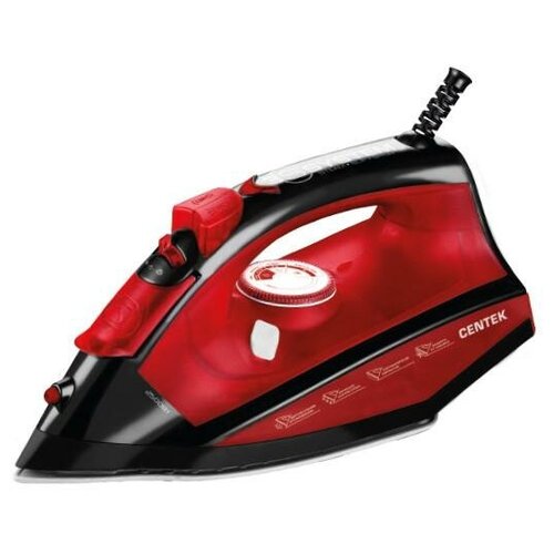 Утюг CENTEK CT-2355 Red 2500Вт керамическая подошва 232000₽