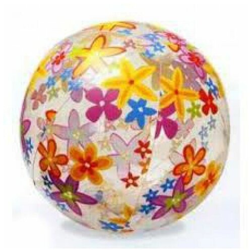 Мяч надувной 51 см.Lively Print Balls(от 3-х лет) цветной