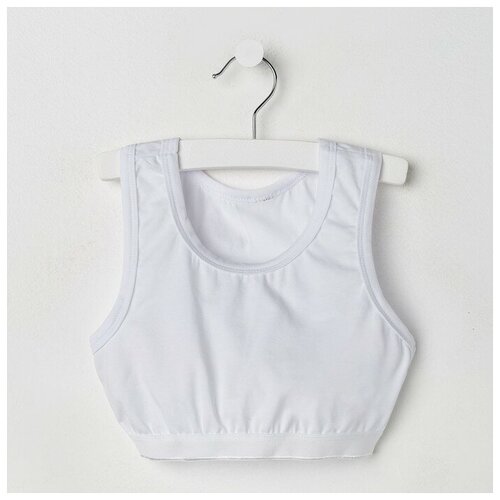 фото Топ tusi, хлопок, размер 134, белый