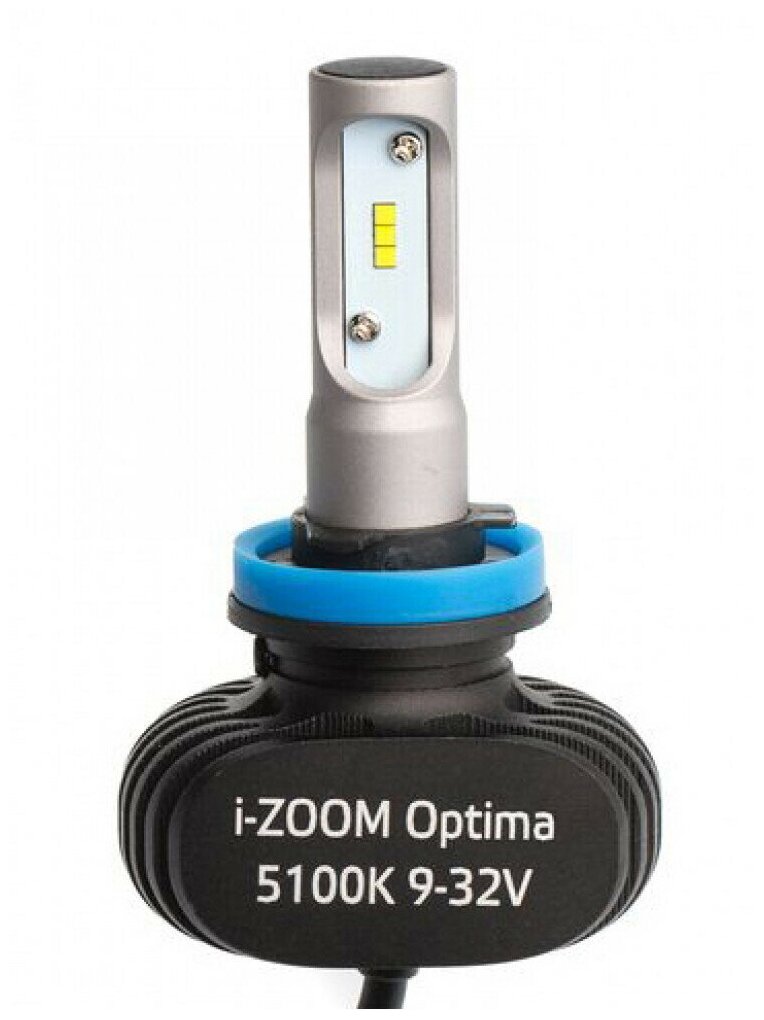 H8 Optima LED i-ZOOM, Seoul-CSP, White, 9-32V, 2 лампы