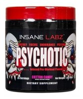 Insane Labz Psychotic, 208-219 г / 35 порций, Gummy Candy / Жевательный Мармелад, 217 г