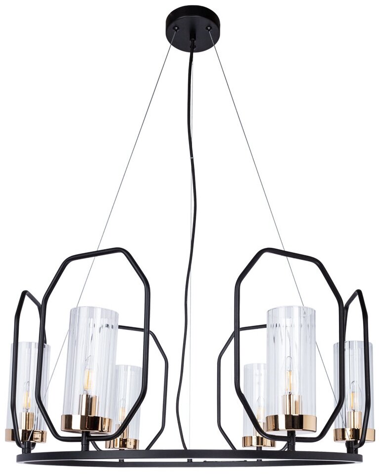 ARTE Lamp #ARTE LAMP A7004SP-6BK светильник подвесной