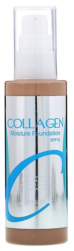 Enough тональный крем Collagen Moisture Foundation, SPF 15, 100 мл, оттенок: 23, 1 шт.