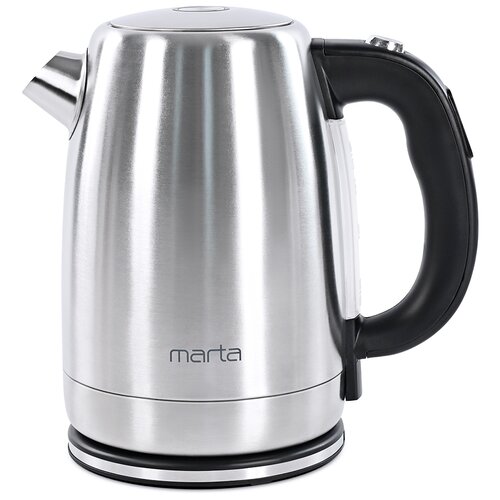 Чайник MARTA МТ-4564 RU, черный жемчуг электрическая турка marta мт 2142 черный жемчуг