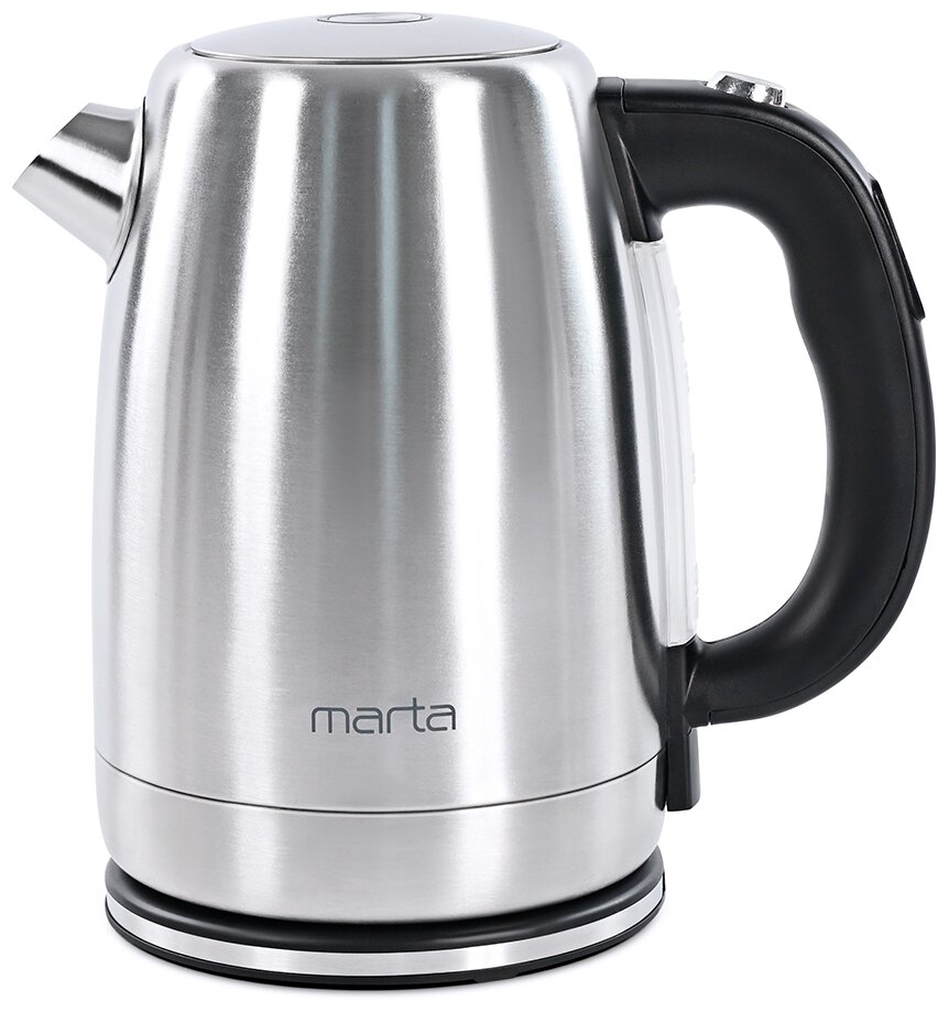 MARTA MT-4564 черный жемчуг чайник металлический