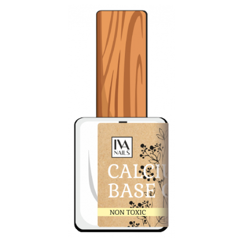 IVA Nails Базовое покрытие Calcium Base Coat, прозрачный, 10 мл