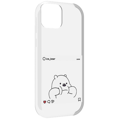 Чехол MyPads ледяной-медведь для UleFone Note 6 / Note 6T / Note 6P задняя-панель-накладка-бампер чехол mypads медведь жестокий для ulefone note 6 note 6t note 6p задняя панель накладка бампер