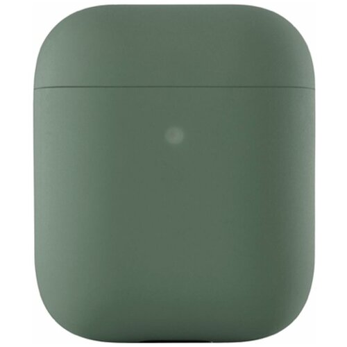 фото Ультратонкий защитный чехол ubear touch case, для airpods, силиконовый, 0,8 мм, зеленый