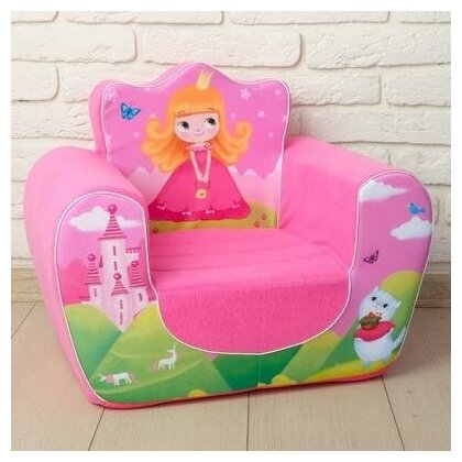 Мягкая игрушка Кресло: Принцесса, цвет розовый 4012415 .