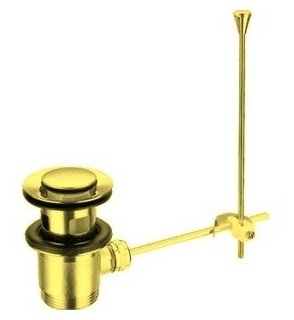 Донный клапан Cezares механический, золото (CZR-SA2-03)
