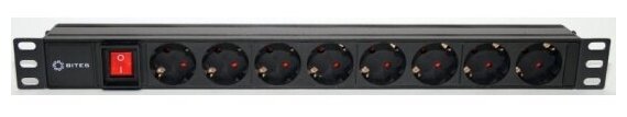 Блок розеток 5BITES PDU819A-07 8S, 1U, 19"