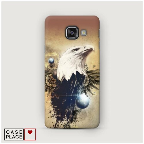 фото Чехол пластиковый samsung galaxy a7 2016 орел арт 3 case place