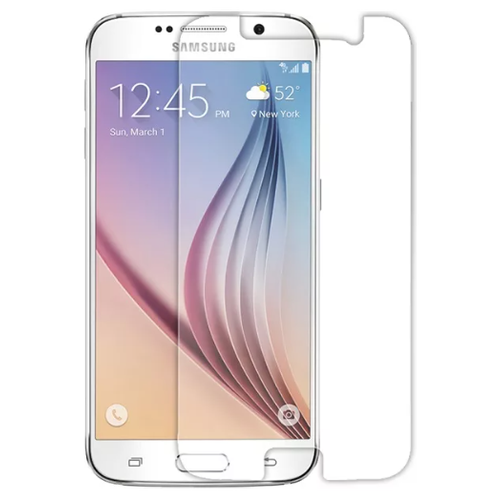 Защитное стекло SAMSUNG Galaxy S6 (SM-G920F), прозрачное, без рамки