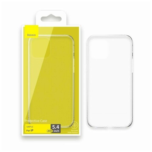 фото Чехол baseus simple case для iphone 12 mini прозрачный (arapiph54n-a02)