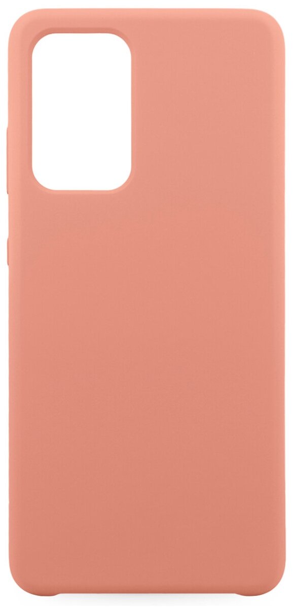 Силиконовый чехол для Samsung Galaxy A52 / Защитный чехол для мобильного телефона Самсунг Галакси А52 с покрытием Софт Тач / Защитный силикон кейс для смартфона / Премиум покрытие Soft touch (Розовый)