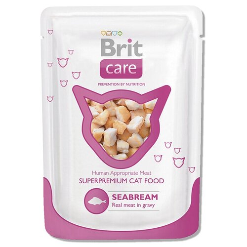 Паучи Brit Паучи Brit Care Seabream для кошек (80г*24шт)