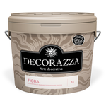 Decorazza FIORA / Фиора Влагостойкая водно-дисперсионная краска для интерьеров база A 0,9л - изображение