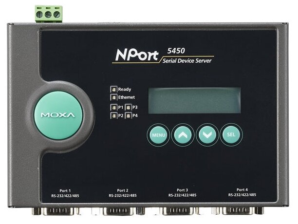 Сервер последовательных интерфейсов NPort 5450