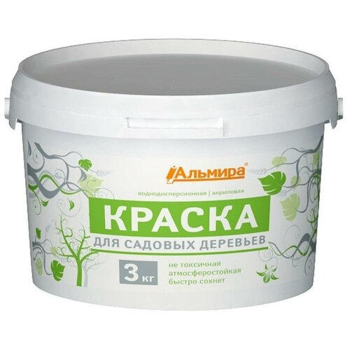 Альмира Краска для садовых деревьев Альмира, 3 кг