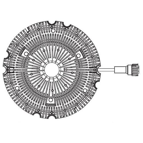 Муфта вязкостная LUZAR LMC 0901