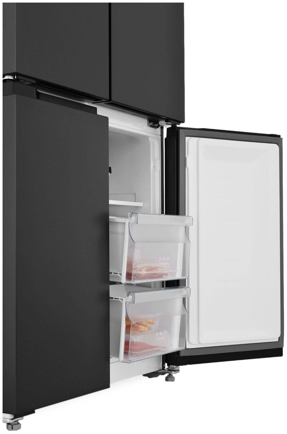 Многокамерный холодильник ZUGEL ZRCD430B черный - фотография № 14