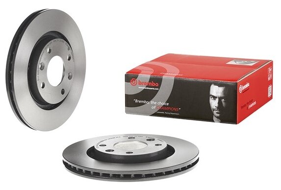 Тормозной диск передний brembo 09.8695.11