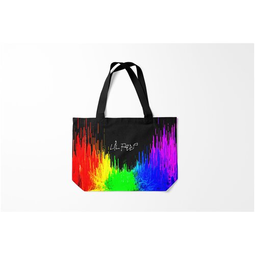 фото Сумка-шоппер / 46х35 см / rap / lil peep burnettie