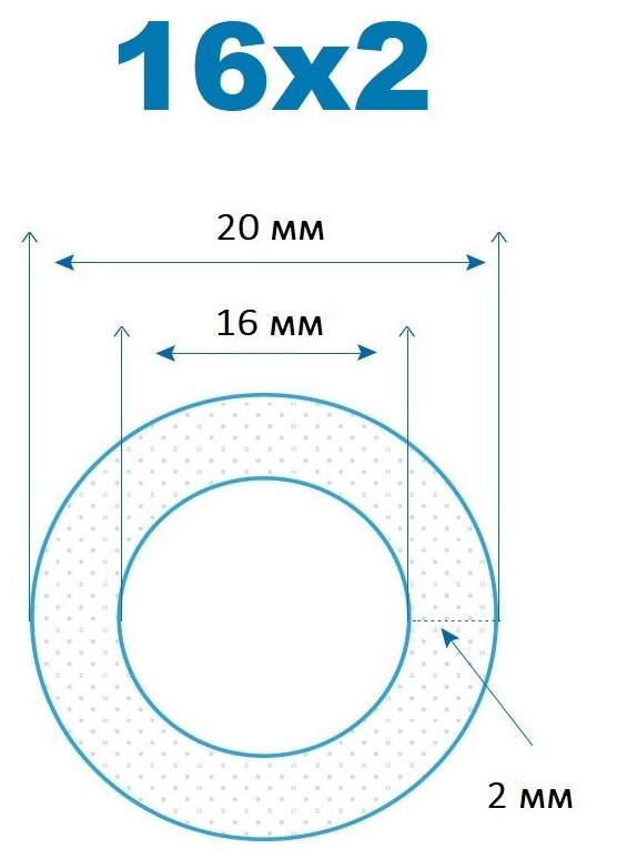 Трубка силиконовая 16х2 мм (3 метра) -60С/+250С - фотография № 2