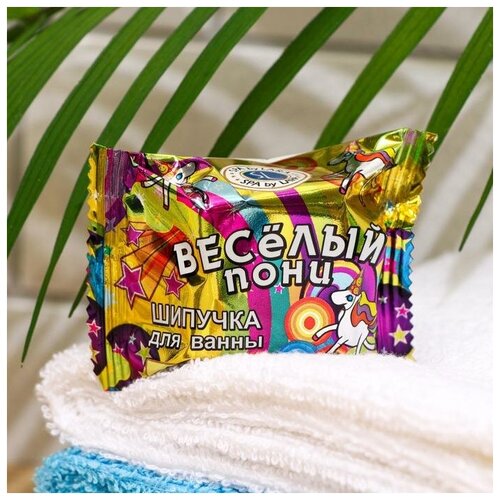 Соль детская шипучая для ванн Буль-Буль 40*12/12 ( Ассорти Бабл Гам - 3 шт., Банан - 3 шт., Карамел