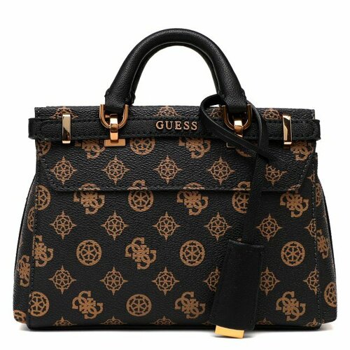 Сумка GUESS, коричневый сумка хобо guess zadie logo розовый