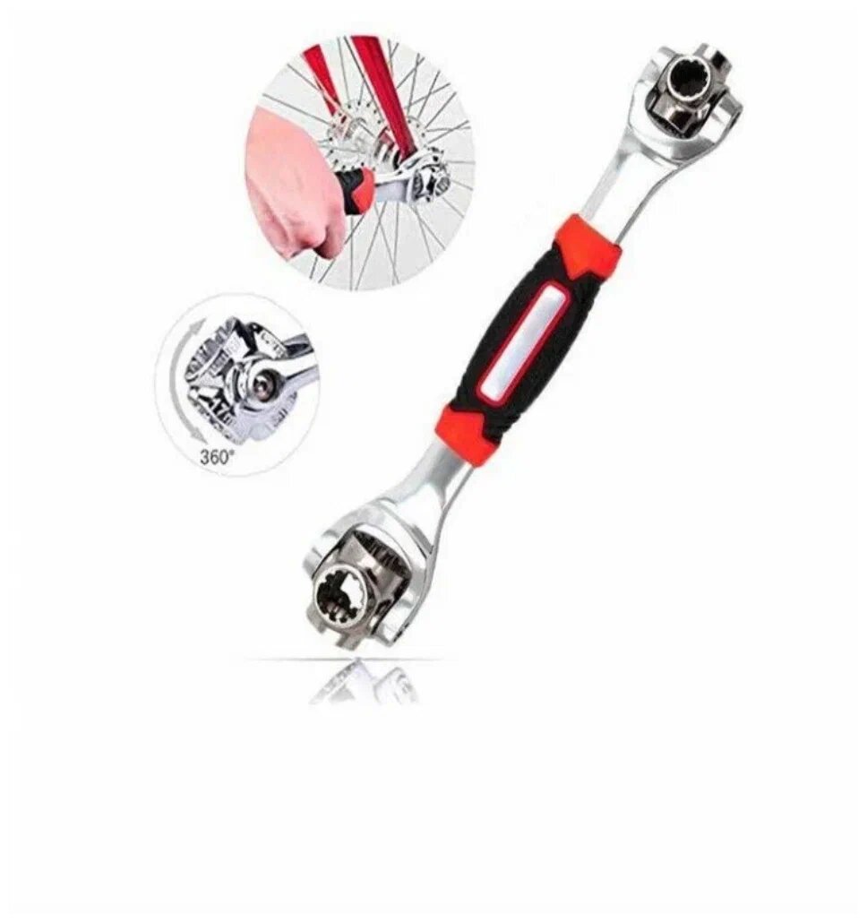 Универсальный 48 в 1 многофункциональный инструмент для ремонта дома, авто, велосипеда, комбинированный гаечный ключ — фото 1