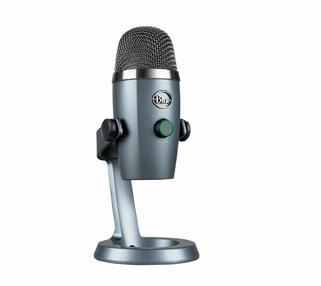 Микрофон проводной Blue Yeti nano, разъем: USB Type-C, shadow grey