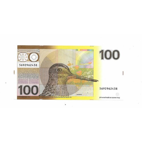 клуб нумизмат банкнота 10 гульденов нидерландской индии 1946 года Банкнота 100 гульденов 1977 Нидерланды