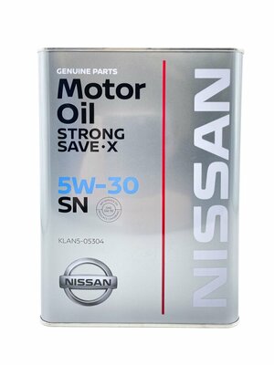 Синтетическое моторное масло Nissan SN Strong Save X 5W-30, 4 л, 1 шт