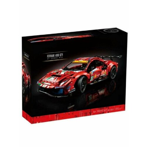 конструктор china bricks zm110 ferrari 488 gt3 scuderia corsa из серии машины спид чемпионс Конструктор Спорткар, Ferrari 488 GTE AF 19019 !