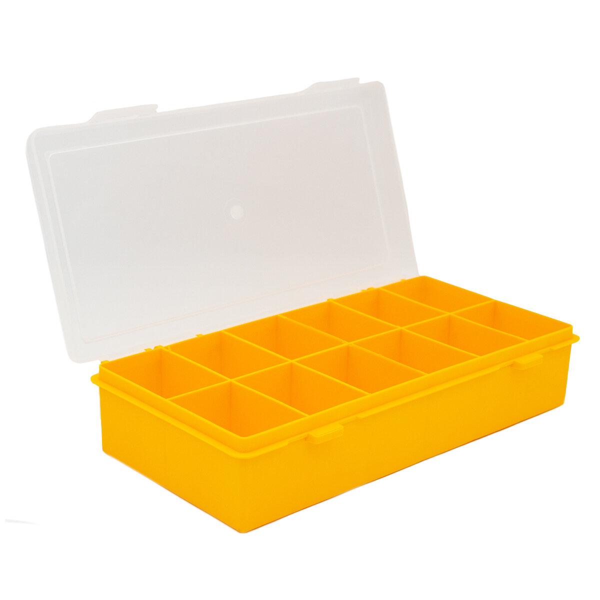 Органайзер для мелочей и рукоделия, 12 ячеек, 24*13*5 см, Polymerbox